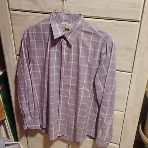 Joseph Abboud Purple Plaid Men's Shirt